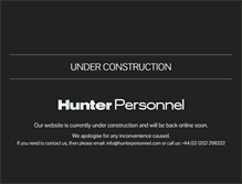 Tablet Screenshot of hunterpersonnel.com